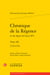 Chronique de la Régence et du règne de Louis XV t.3 : 1735-1744