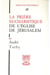 TH n°17 - La prière eucharistique de l'église de Jérusalem