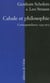 Cabale et philosophie. correspondance 1933-1973