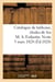 Catalogue de tableaux, études de feu M. A. Enfantin. Vente 3 mars 1828