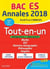 Annales bac 2018 tout-en-un term es