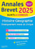 Annales brevet : Histoire-géo-EMC - 3e - Sujets et corrigés (édition 2025)