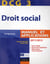 DCG 3 - droit social - manuel et applications, corrigés inclus (édition 2011/2012)