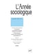 Revue L'Année sociologique n.63/2 : la science, une activité sociale comme un autre ? controverses autour de l'autonomie scientifique (édition 2013)