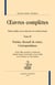 Oeuvres complètes Tome 3 - poésies, recueil de notes, correspondance