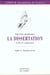 La dissertation