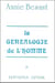 La genealogie de l'homme