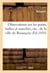 Observations sur les ponts, halles et marches, etc., de la ville de besancon