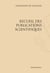 Recueil des publications scientifiques