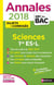 Annales ABC du bac - sujets & corrigés Tome 18 : sciences - 1re ES - 1re L (édition 2018)