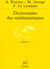 Dictionnaire des mathématiques