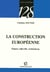 Construction europeenne