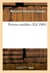 Poésies inédites