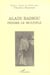ALAIN BADIOU : PENSER LE MULTIPLE