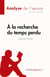 Fiche de lecture : À la recherche du temps perdu de Marcel Proust : Analyse complète et résumé détaillé de l'oeuvre