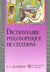 Dictionnaire philosophique des citations