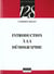 Introduction a la demographie