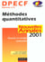 Nouvelles annales 2001 - dpecf 3 methodes quantitatives