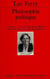 Philosophie politique - tome 1