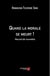 Quand la morale se meurt !  recueil de nouvelles