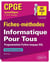 CPGE scientifiques - 1re et 2e années - fiches-méthodes - informatique pour tous - programme Python et langage SQL (édition 2018)