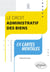 Le droit administratif des biens en cartes mentales