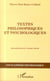 Textes philosophiques et psychologiques