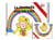 Ein bunter tag / la journee arc-en-ciel (livre)