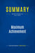 Summary: Maximum Achievement : Review and Analysis of Tracy's Book