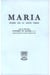 Maria - etudes sur la sainte vierge - tome 1