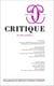Revue Critique n.934 : In vino veritas ?