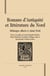 Romans d'antiquite et litterature du nord. hommage a aime petit