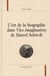 L'art de la biographie dans "vies imaginaires" de Marcel Schwob