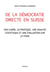 De la démocratie directe en Suisse