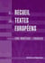 Le recueil de textes européens relatifs au code monétaire et financier