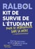 Ralbol : Kit de survie de l'étudiant - pour se débrouiller sans sa mère