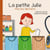 La petite julie trie les déchets