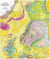 Carte géologique des régions océaniques et continentales d'europe du nord