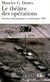 Le théâtre des opérations - journal métaphysique et polémique 1999