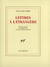 Lettres a l'etrangere