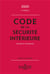 Code de la sécurité intérieure, annoté et commenté (édition 2020)
