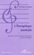 L'énergétique musicale - sept études à travers la création contemporaine - de Varèse à Schaeffer