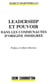 Leadership et pouvoir dans les communautés d'origine immigrée