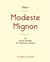 Modeste mignon de Balzac (édition grand format)
