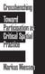 Crossbenching - toward participation as critical spatial practice