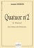Quatuor N°2 à  Stasia pour quatuor à  cordes
