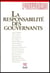 Pouvoirs n.92 : la responsabilité des gouvernants