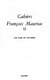 Cahiers François Mauriac Tome 12