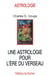 Une astrologie pour l'ere du verseau