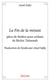 La Fin de la minute pièce de théâtre pour enfants de Béchir Talmoudi